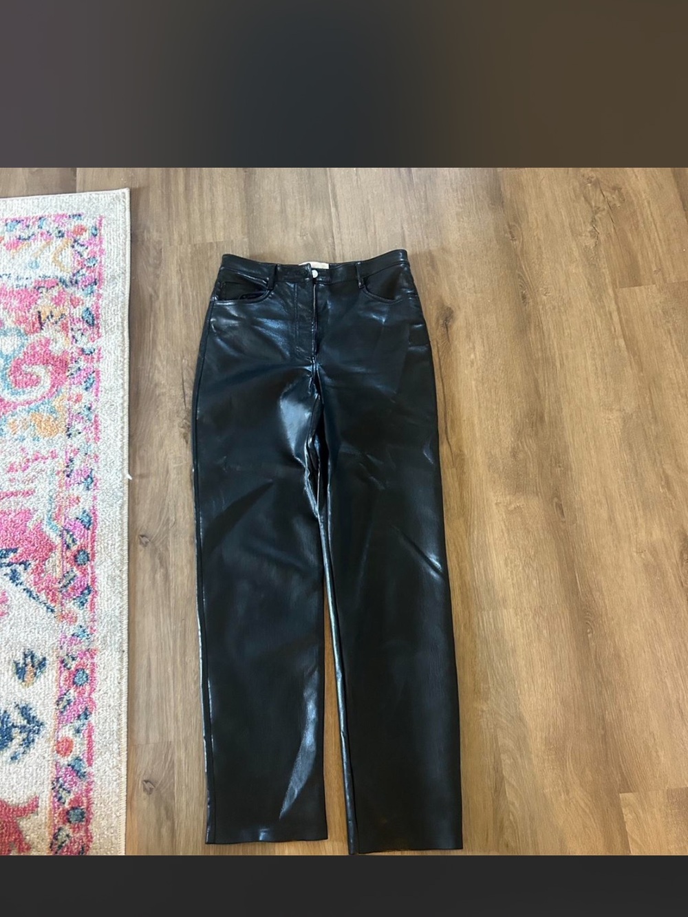 Wilfred Black Faux Leather The Melina Pants